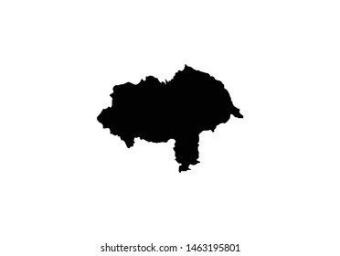 North Yorkshire County outline map England region United Kingdom state country