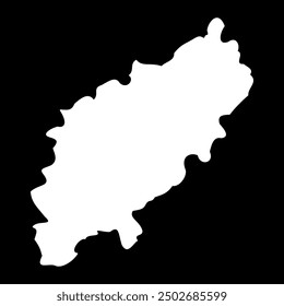 Northamptonshire map, ceremonial county of England. Vector illustration.