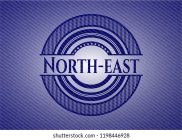 North-east with jean texture