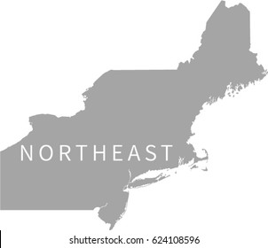 Northeast Region US Map