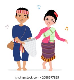 thailand national costume clipart png