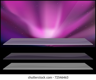 Diseño aurora del norte.