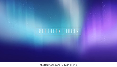 Northern background with light waves vector design in eps 10