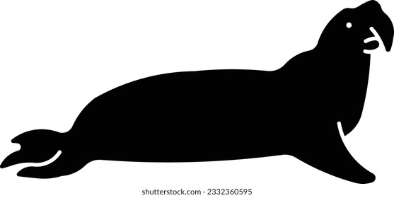 Northern Elephant Seal Elephant Seal adobenidae seal sea elephant Glyph