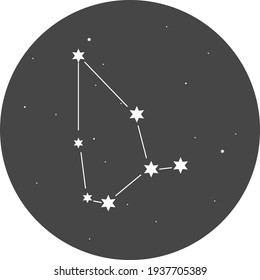 Northern hemisphere constellation of the Cepheus