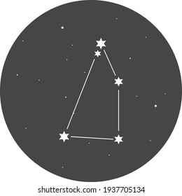 Northern hemisphere constellation of the Scutum