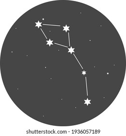 The northern hemisphere constellations of Delphinus