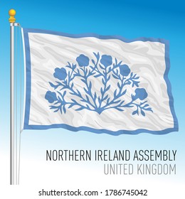 Northern Ireland Assembly Flag, United Kingdom, Vector Illustration