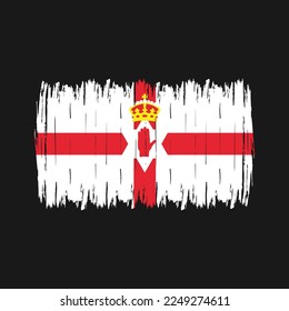 Nordirland-Flagge - Vektorgrafik-Vektorgrafik