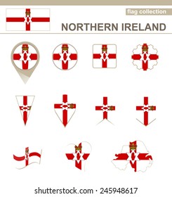 Northern Ireland Flag Collection, 12 versions