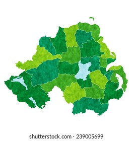 Northern Ireland Map Country