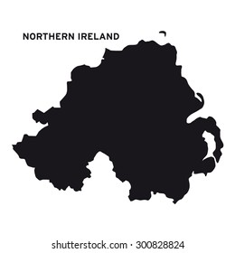 Northern Ireland Map Vector