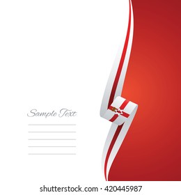 Northern Ireland right side brochure cover vector