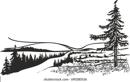 Northern landscape.