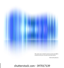 Northern lights, Aurora polaris. Abstract vector shiny background