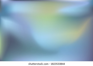 Northern Lights. Bright, holographic, blurred gradient mesh background. Screensaver in the background. Vector image.
