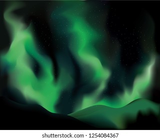 Northern Lights by night