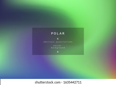 Northern lights gradient background. Luminescence of Aurora Borealis.