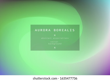 Northern lights gradient background. Luminescence of Aurora Borealis.