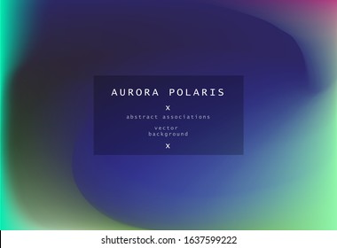 Northern lights gradient background. Luminescence of Aurora Borealis.