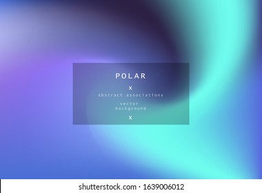 Northern lights gradient background. Luminescence of Aurora Borealis.