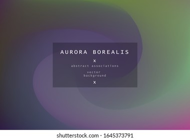 Northern lights gradient background. Luminescence of Aurora Borealis.