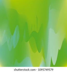 Northern lights gradient background vector illustration. Night Sky, Northern Lights Effect, Realistic polar lights. Abstract space design for aurora borealis, isolated on transparent background.