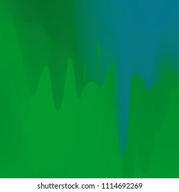 Northern lights gradient background vector illustration. Night Sky, Northern Lights Effect, Realistic polar lights. Abstract space design for aurora borealis, isolated on transparent background.