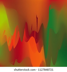 Northern lights gradient background vector illustration. Night Sky, Northern Lights Effect, Realistic polar lights. Abstract space design for aurora borealis, isolated on transparent background.