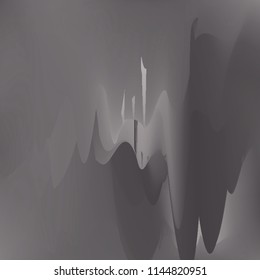 Northern lights gradient background vector illustration. Night Sky, Northern Lights Effect, Realistic polar lights. Abstract space design for aurora borealis, isolated on transparent background.