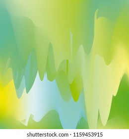 Northern lights gradient background vector illustration. Night Sky, Northern Lights Effect, Realistic polar lights. Abstract space design for aurora borealis, isolated on transparent background.
