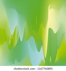 Northern lights gradient background vector illustration. Night Sky, Northern Lights Effect, Realistic polar lights. Abstract space design for aurora borealis, isolated on transparent background.