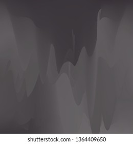 Northern lights gradient background vector illustration. Night Sky, Northern Lights Effect, Realistic polar lights. Abstract space design for aurora borealis, isolated on transparent background.