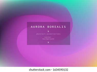 Northern lights, Luminescence of Aurora Borealis.
