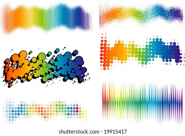 northern lights / vector background