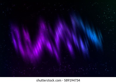 Northern lights.Background(stars,sky,purple-blue,colorful)