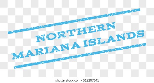 Northern Mariana Islands watermark stamp. Text tag between parallel lines with grunge design style. Rubber seal stamp with dust texture.