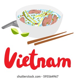 Northern Pho Soup and Vietnam Type