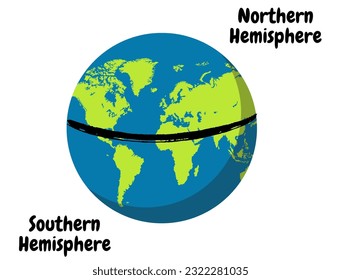 Northern, Southern Hemisphere, science for education