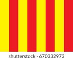 Northumbria Provincial Flag - Vector design Northumbria Flag of England - Yellow and Red style