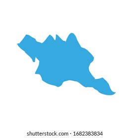 vector cartográfico de la región noroccidental en el país vietnam