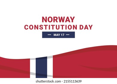 Norway Constitution Day. Vector Illustration. The illustration is suitable for banners, flyers, stickers, cards, etc.