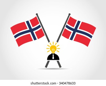 Norway Emblem Bright Politician