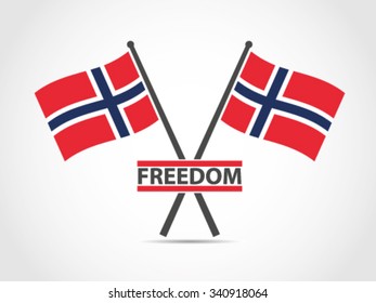 Norway Emblem Flag Freedom