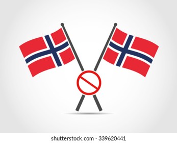 Norway Emblem Flag Restriction