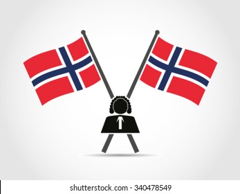 Norway Emblem Judge