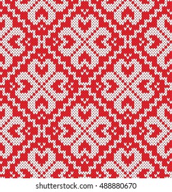 Norway Fairisle Jacquard Seamless Knitting Pattern