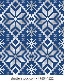 Norway Fairisle Jacquard Seamless Knitting Pattern