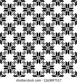 Norway fairisle seamless pattern design in vector