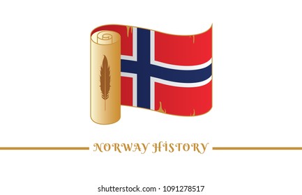 norway flag and norway history